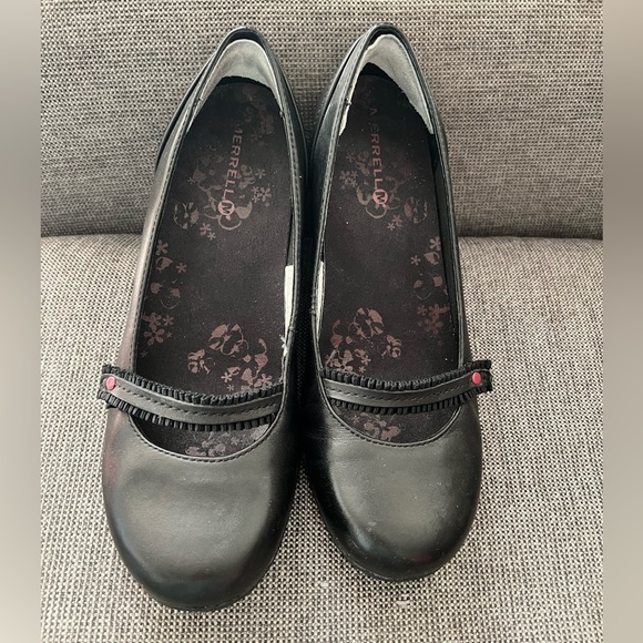 🖤 Merrell Petunia Black wedge super comfy pumps - Picture 9 of 9